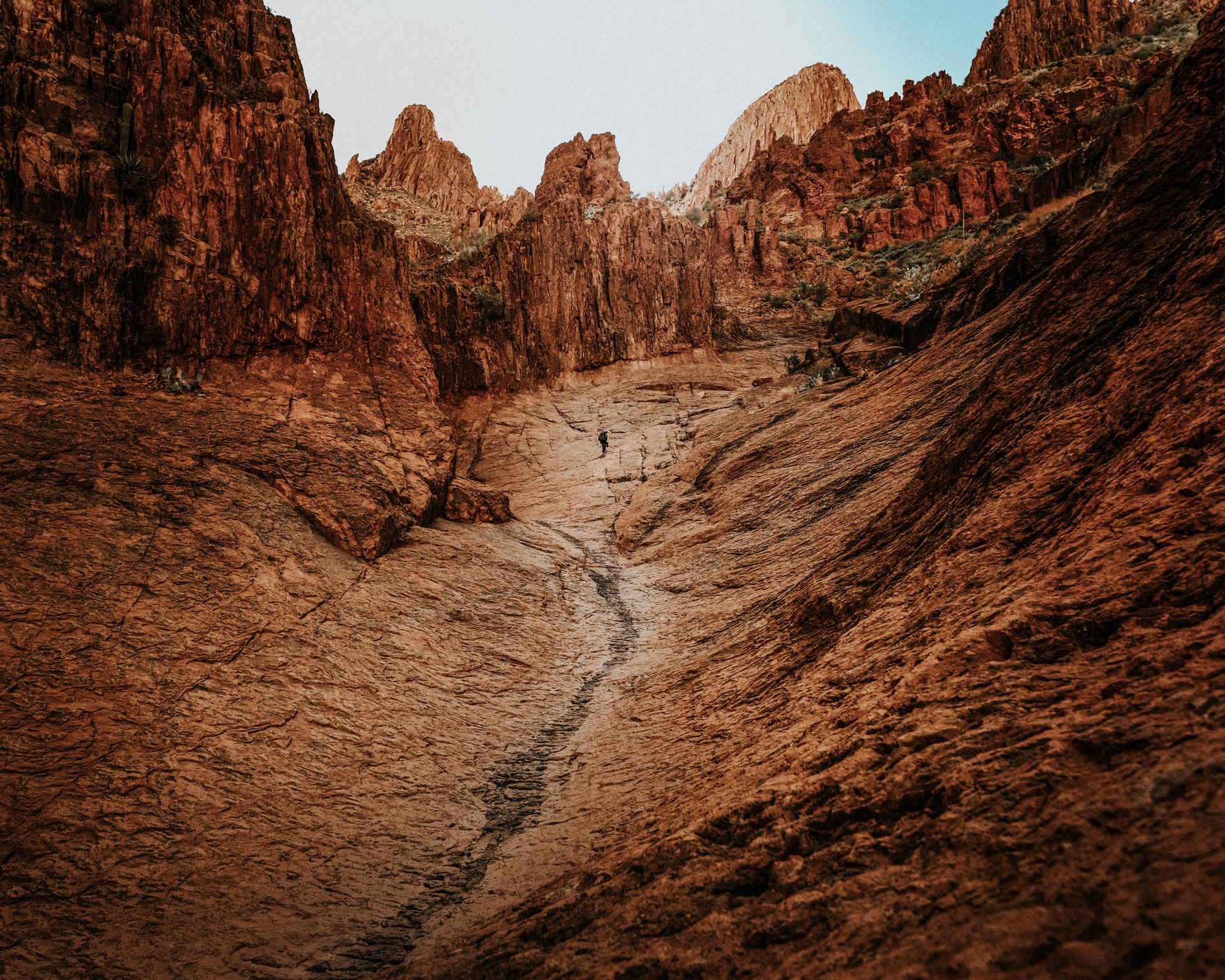 Lost Dutchman State Park Superstition Mountains Arizona on Siphon Draw Trail