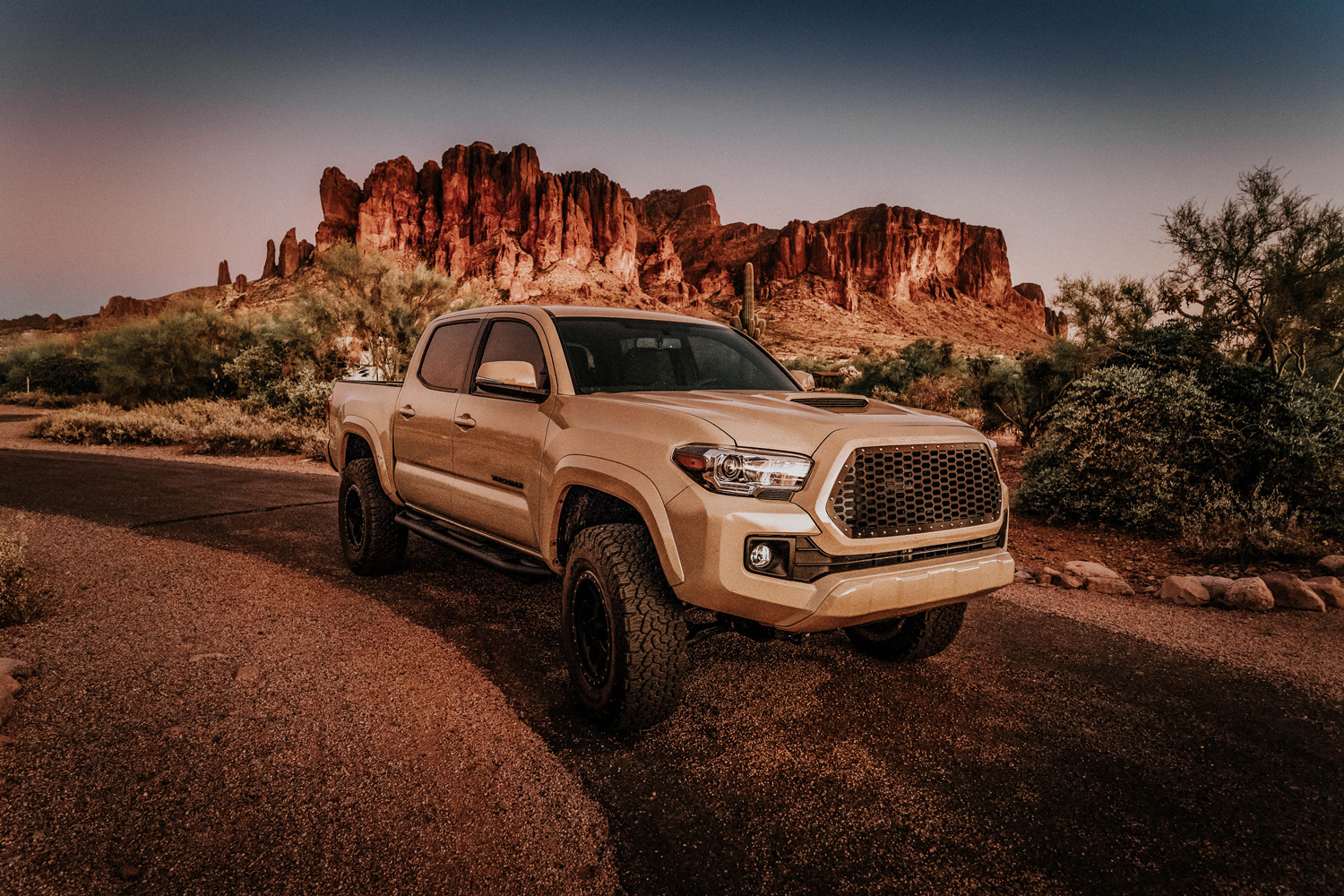 Superstition Mountains Arizona Toyota Tacoma
