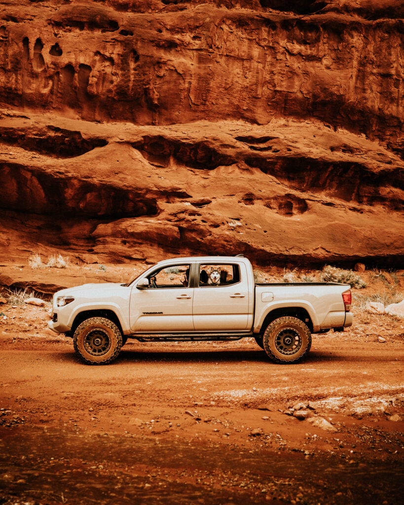 Onion Creek Trail Off-road Trail Moab Utah Toyota Tacoma