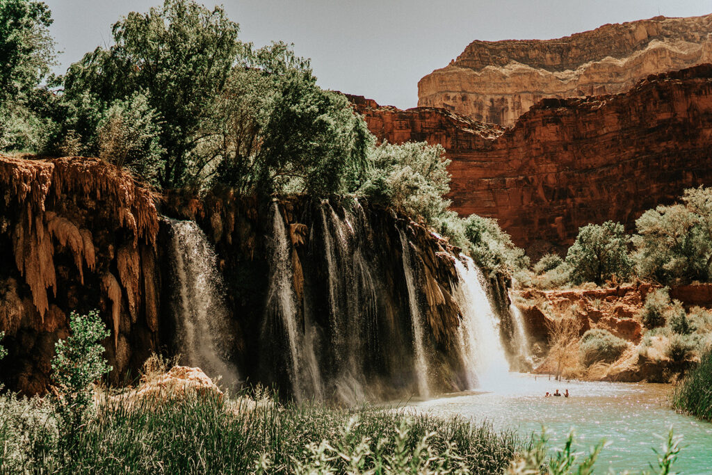 Fifty Foot Falls Havasupai Arizona