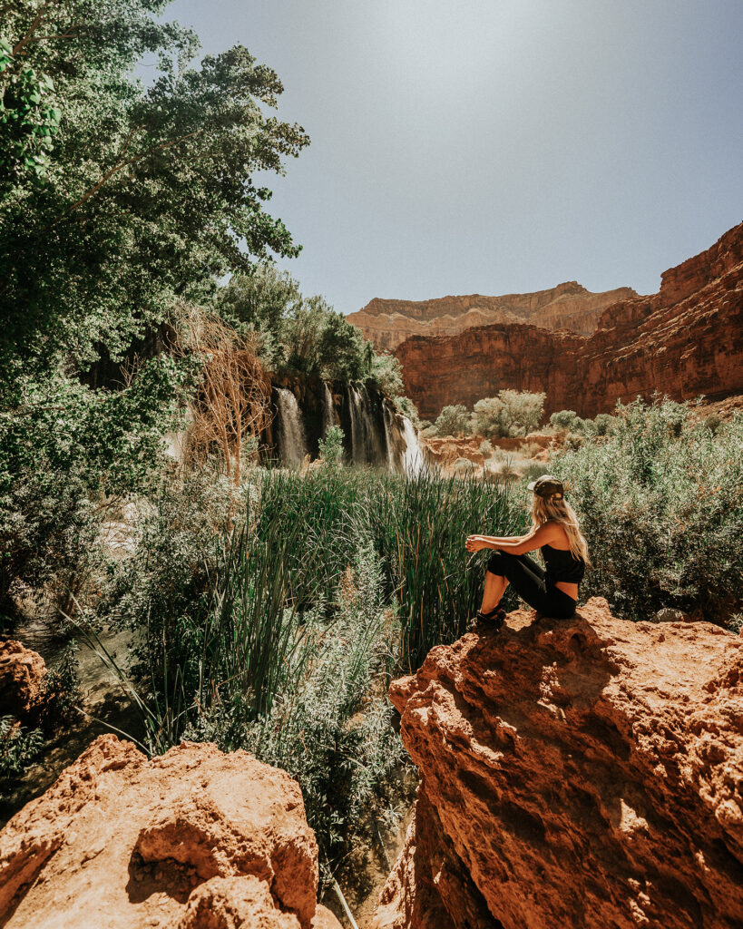 Fifty Foot Falls Hike Havasupai Arizona