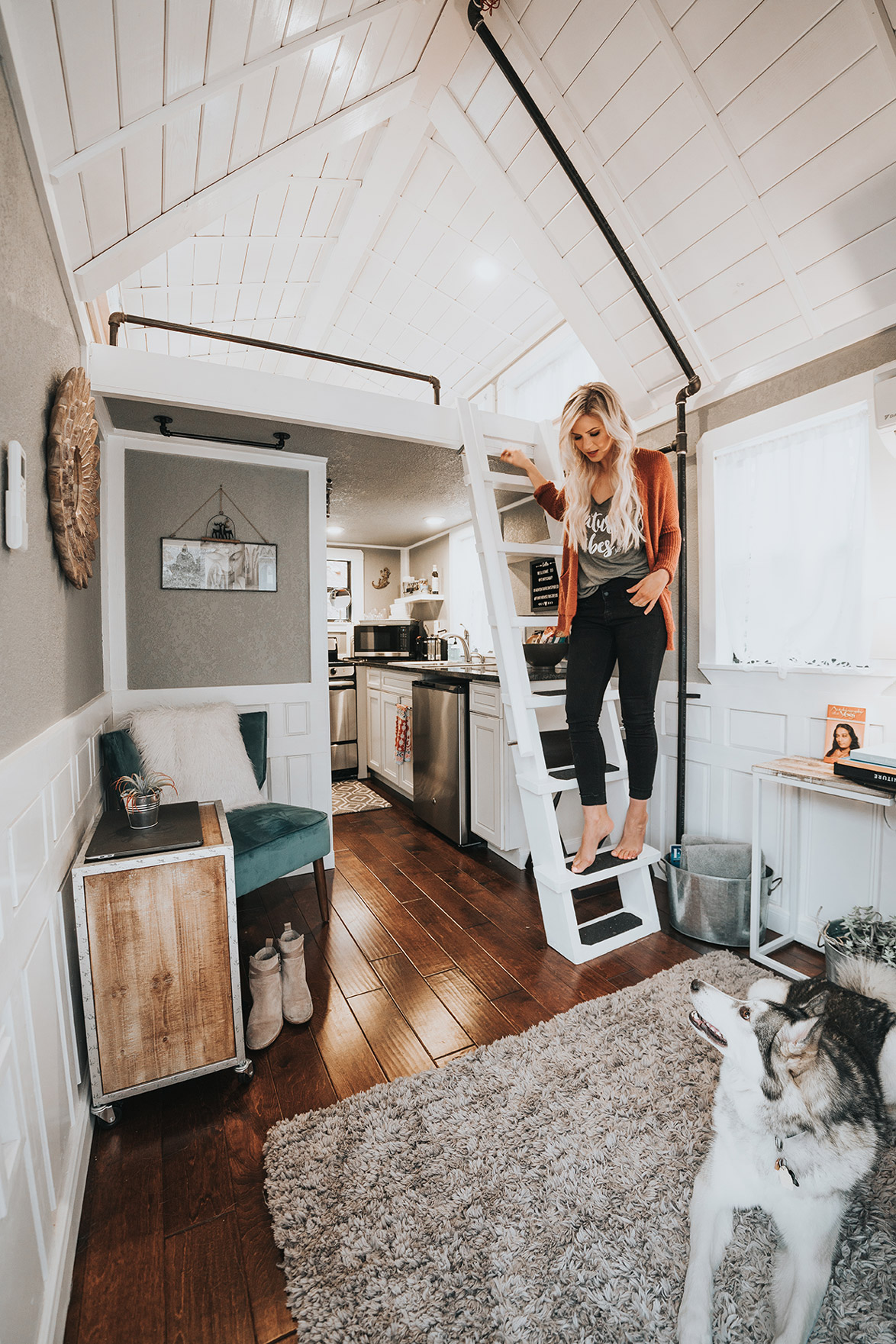 Tiny House Interior Design Vacation Rental Sedona Arizona