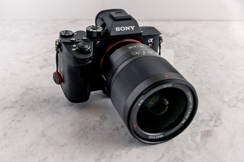 Sony A7RIII Camera with 35mm 1.4 Lens