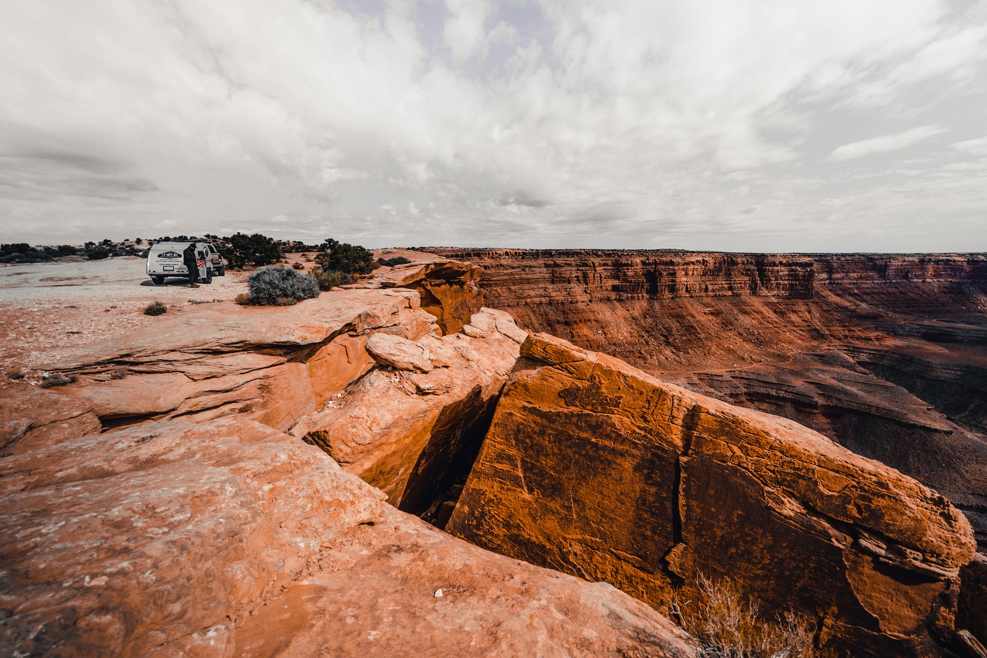 Utah Muley Point Overlook Camping Ashley Scott