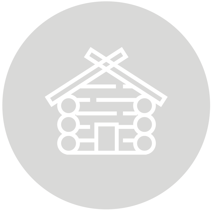 Stay Category Icon of Cabin - Decorative