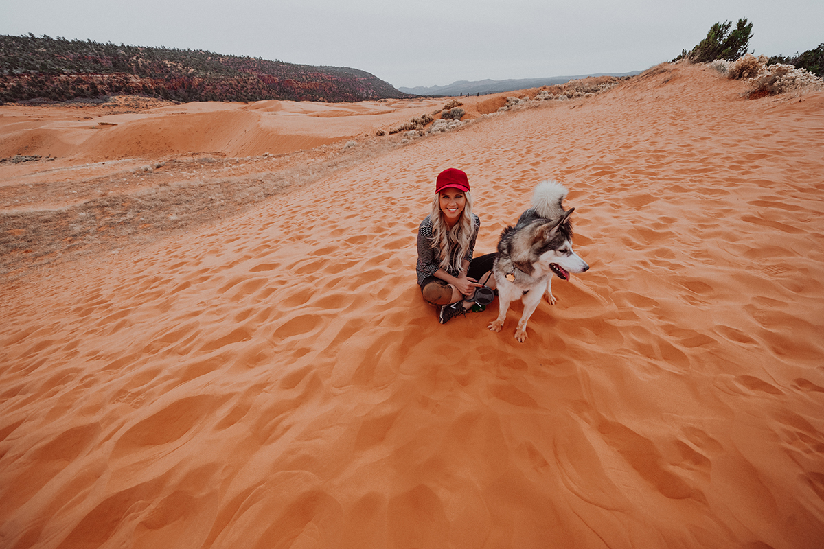 Pink Sand Dunes Utah @_ashlee.ann_