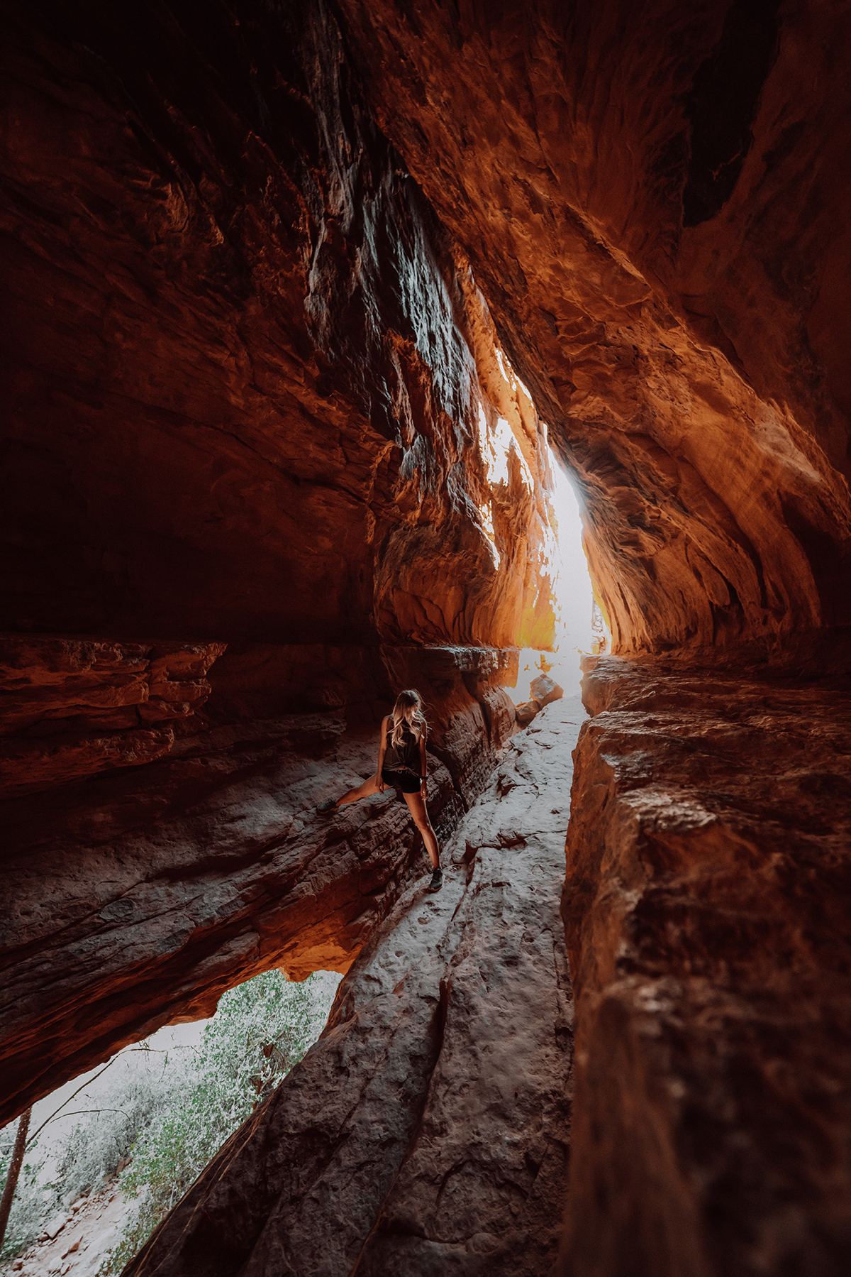 Hiking Trails in Sedona Arizona Cave