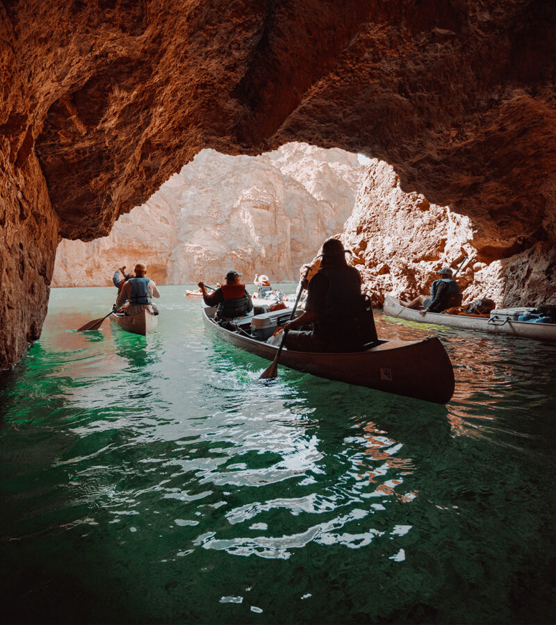 Emerald Cave Colorado River Canoe Trip