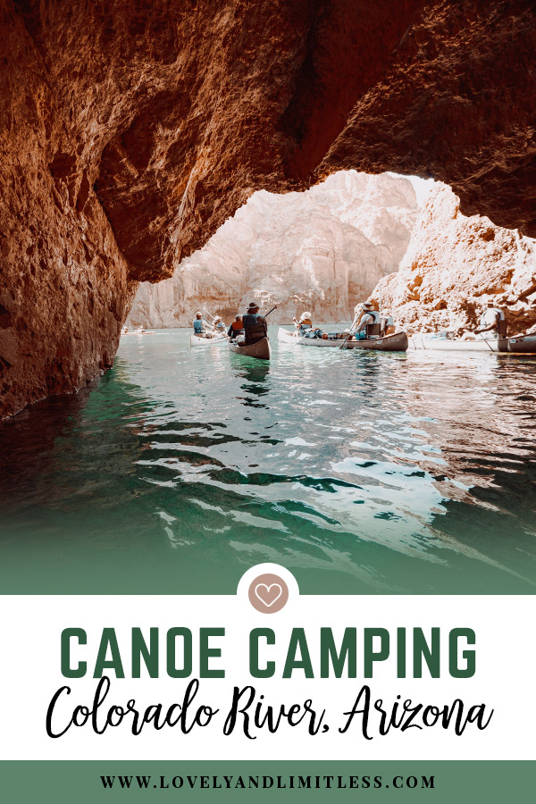 Canoe Camping Colorado River, Arizona