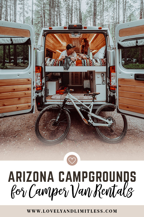 Boho Camper Van Rental in Arizona