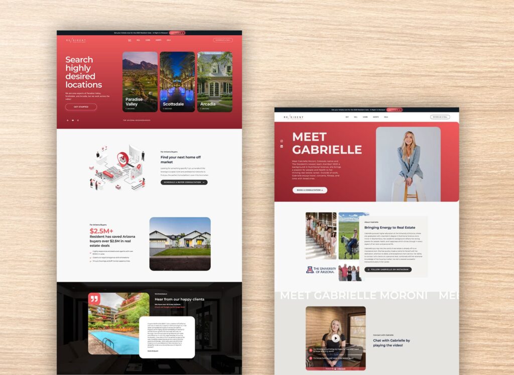 resident website design