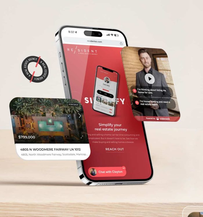 resident az website and marketing materials